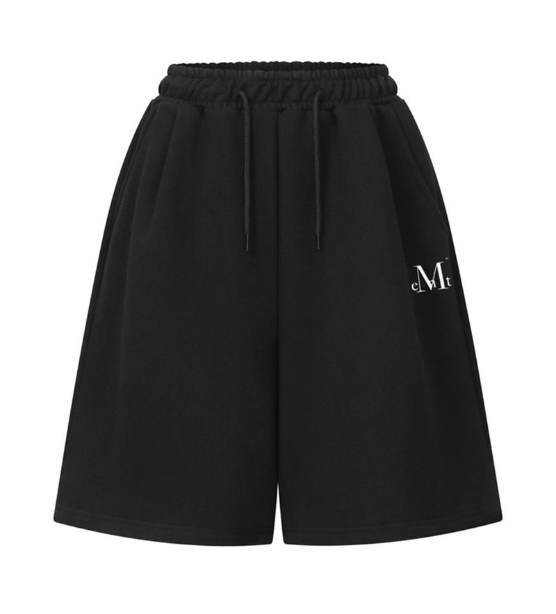 ピストルバックレザーダブルクロスバミューダパンツユニセックス(2COLOR) 