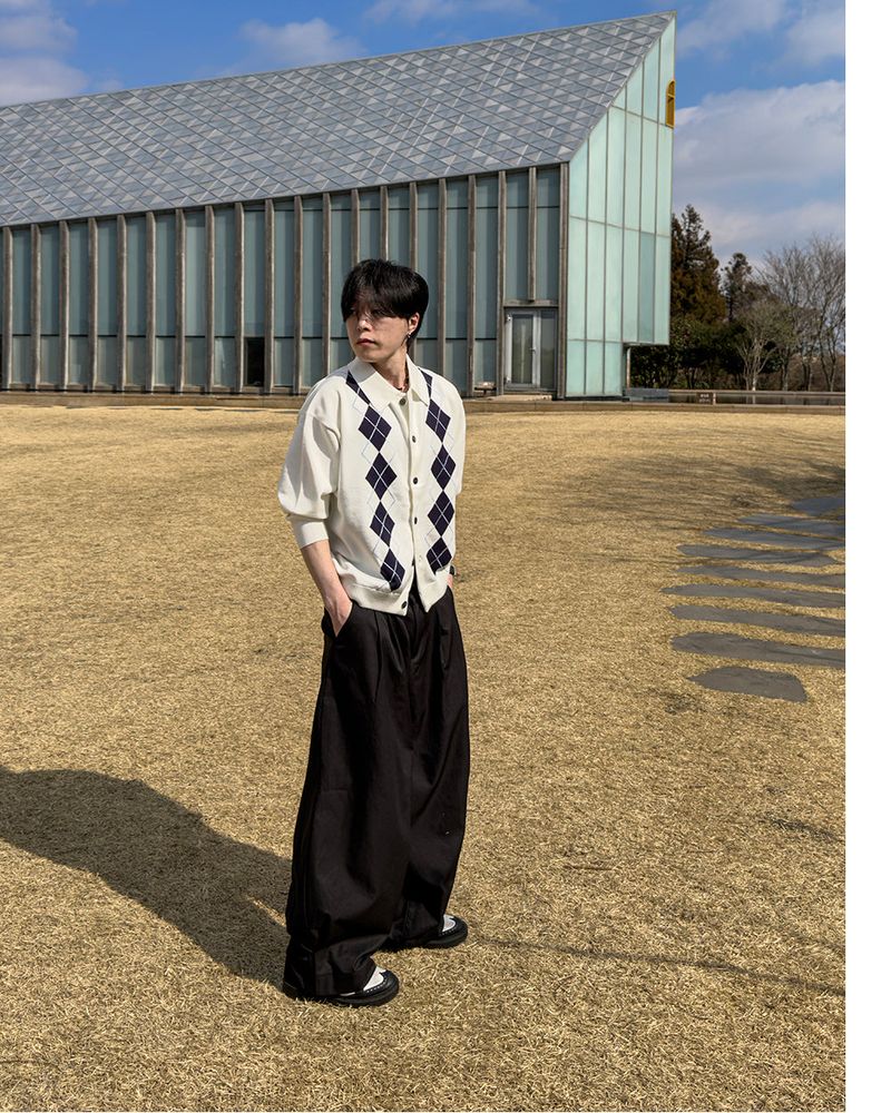 Thebel Argyle Knit Cardigan
