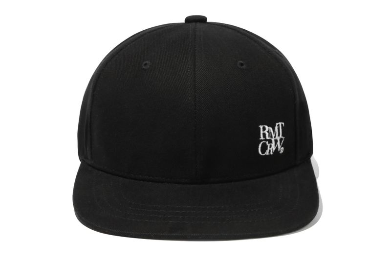 RECENT LOGO STRAP BALL CAP_BLACK