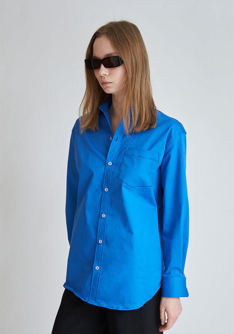 OVERFITTED POINT STITCH SHIRT