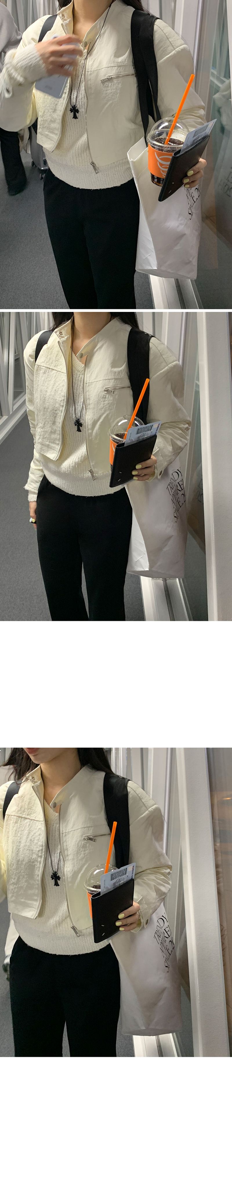 [MADE] Airport long bootcut banding pants -Basic