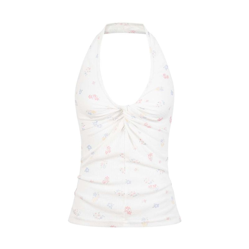 Cozy&Kitsch(コージーアンドキッチ)の「Flora Twist Halter Top(Tops)」