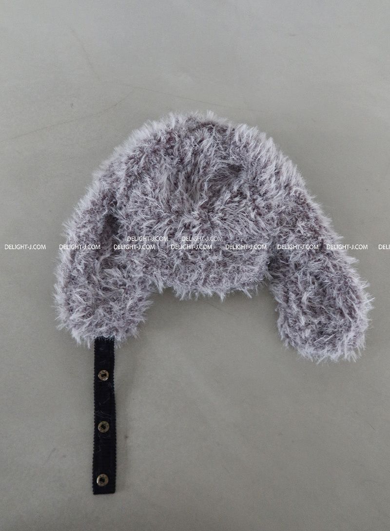 Earrings Roll Up Fur Truffer Hat