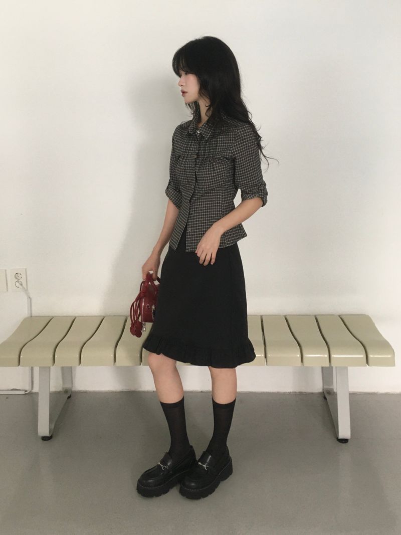 moroi（モロイ）の「ミディフリルスカート（スカート）」