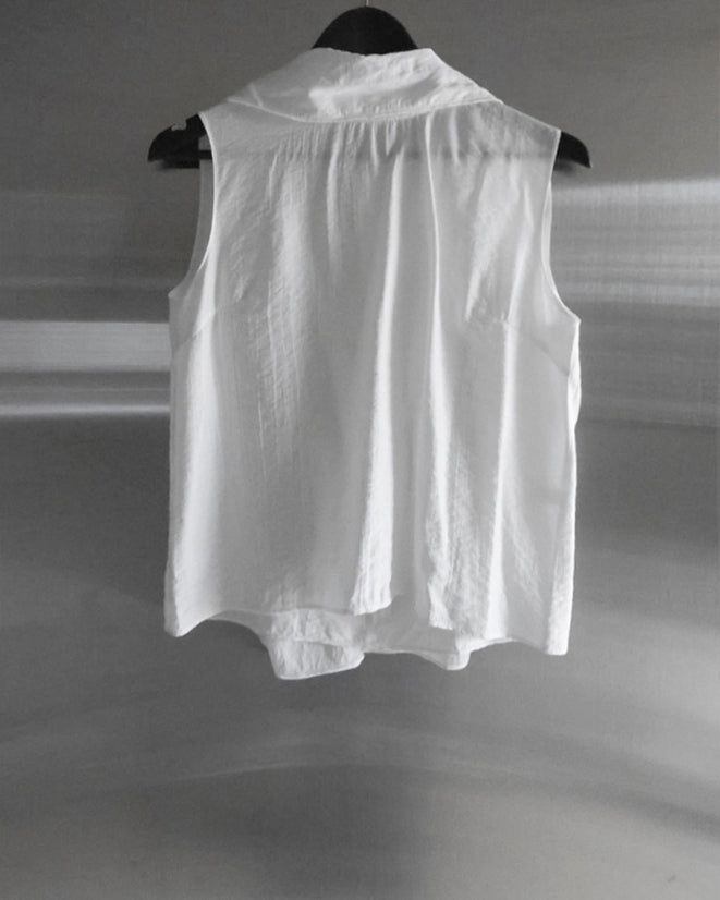 Raven Scarf Blouse Two-Piece Set
