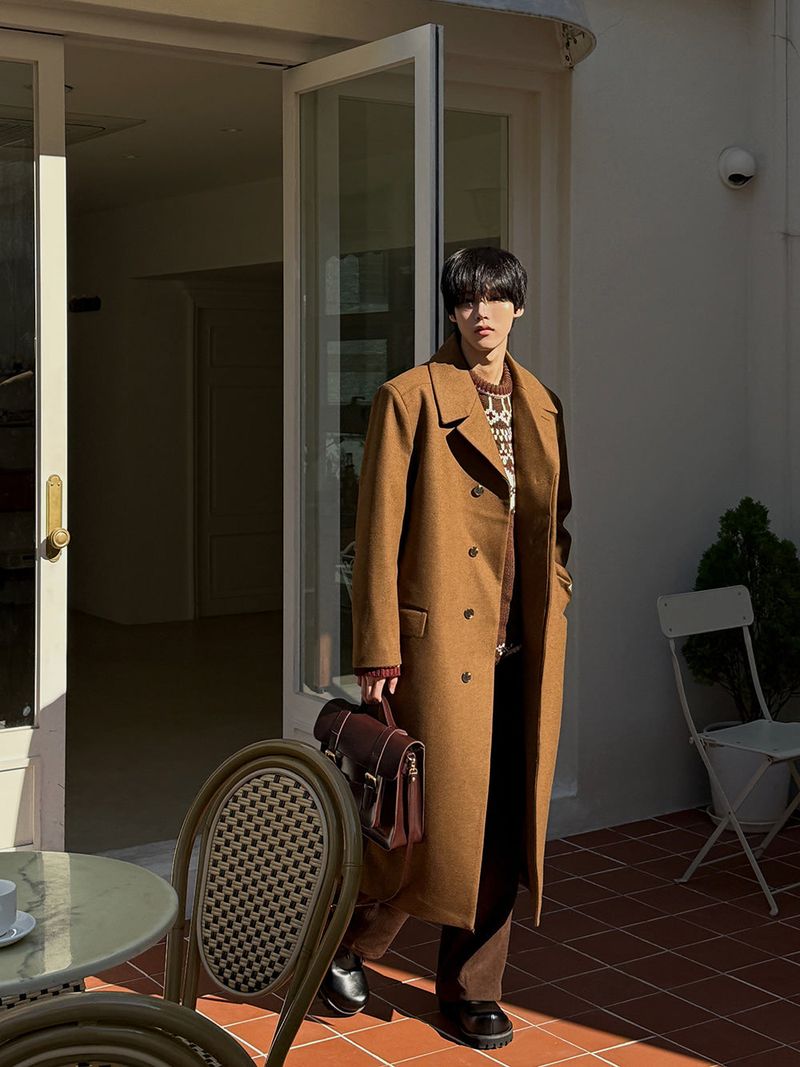 ASCLO Bray Wool Long Coat (2color)