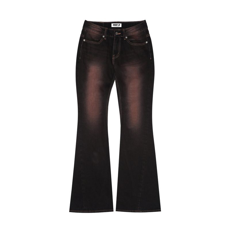 MNMPAIR(ミニマルペア)の「MP WASHED BOOTSCUT JEANS BLACK(Pants)」