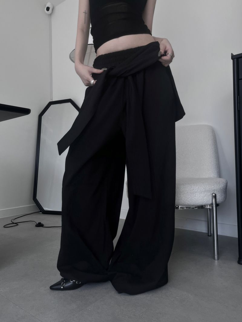 strap string pants (3color)