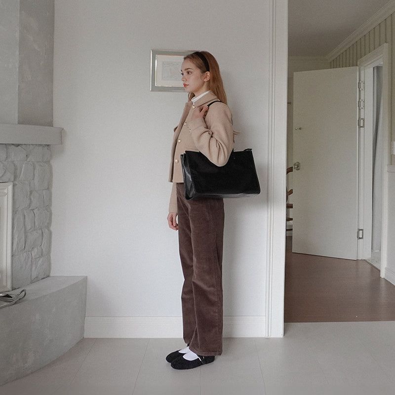 around ann(アラウンドエン)の「Glossy venti bag_black(Bags)」