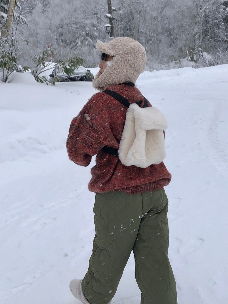 Fable snow melange knit