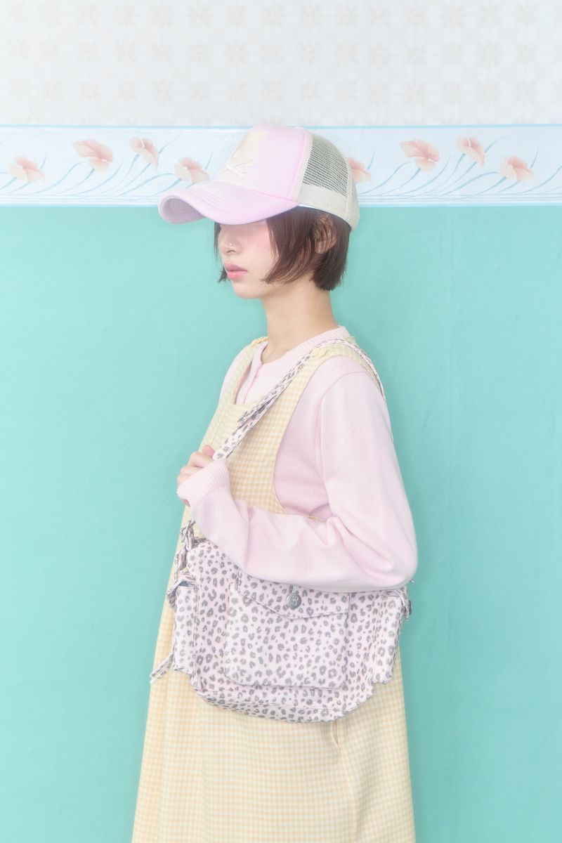 SHAKIRI LEOPARD POCKET BAG (PINK)