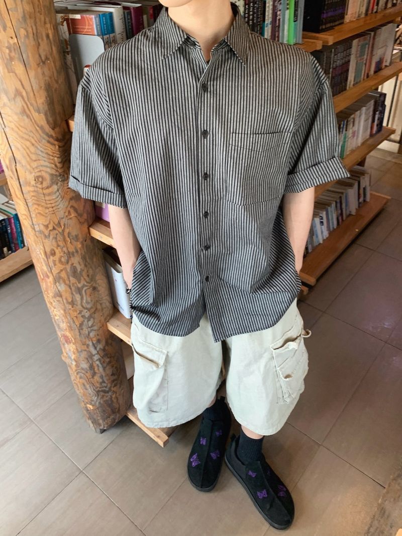 Rio Stripe Half Shirt 3C