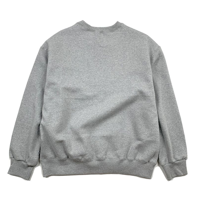 SMOKING SKULL SWEAT SHIRT GRAY