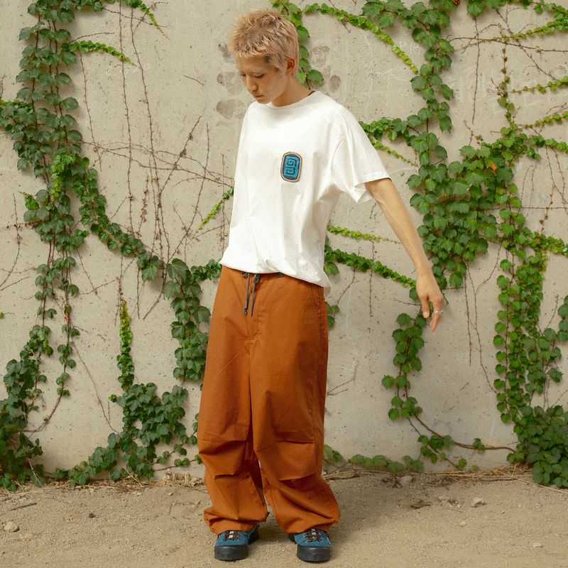Fuzzy half T-shirts / Off White