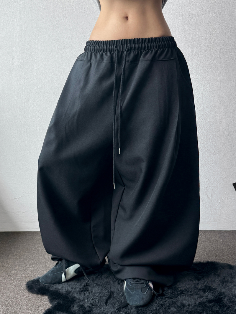 Cat Silky Balloon Loose Balloon Slacks 4 Colors