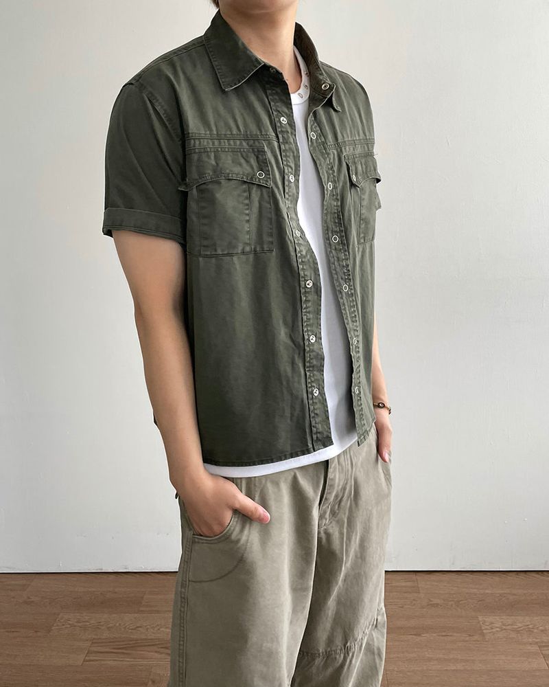 Drif Dyeing Short Sleeve Shirt