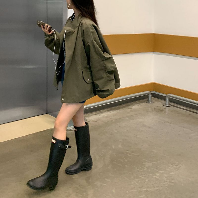 [Bellide made] Return Overfit Two-Way Pintuck Field Jacket