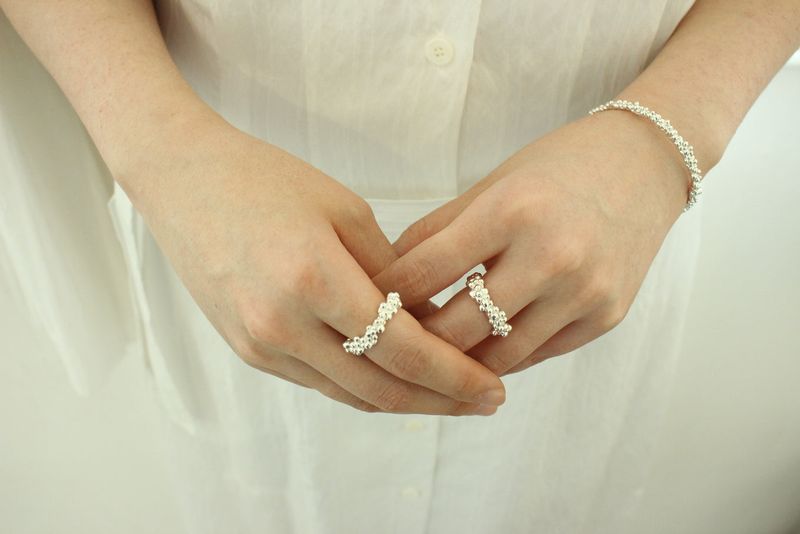 H RING (SILVER)