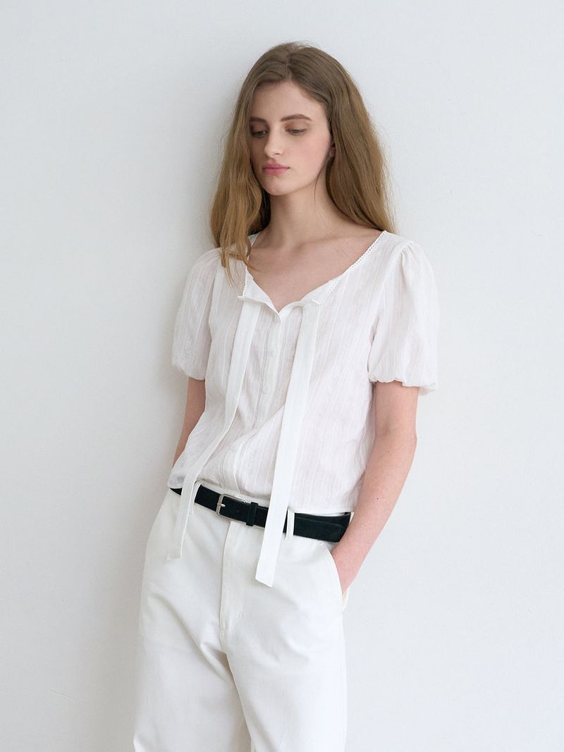 Claire blouse (Ivory)
