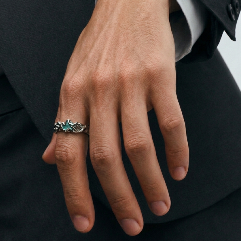 FADE MEET（フェードミート）の「Aqua Relic Ring（Accessories）」