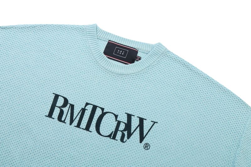 PUNCHING KNIT LONG SLEEVE_SKY BLUE