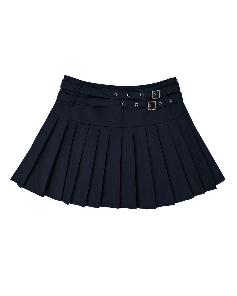 hatomi two-belt pleats SK