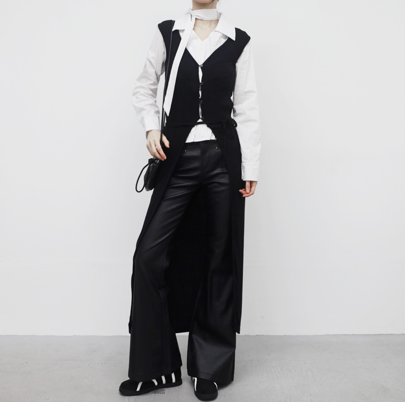NONCODE（ノンコード）の「Adian String Long Vest（Dresses）」