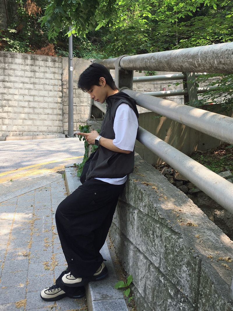 Swan Nylon Carpenter Pants 3C