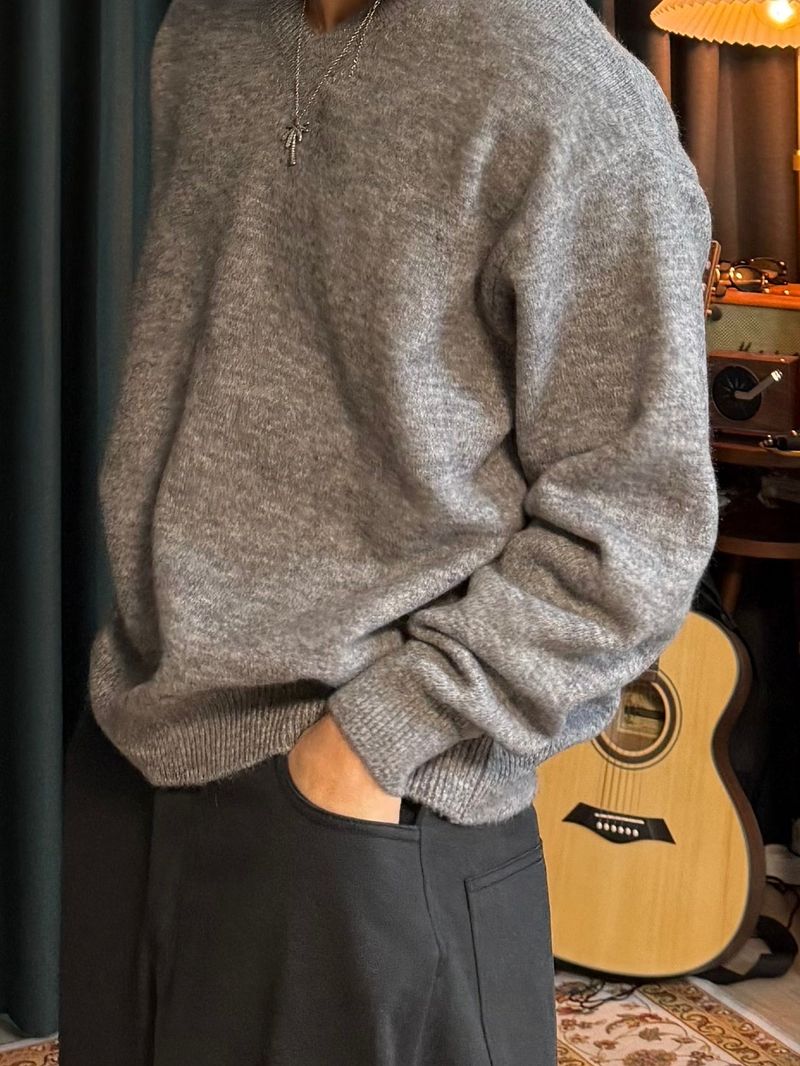 Airwool V-Neck Knit 6COLOR