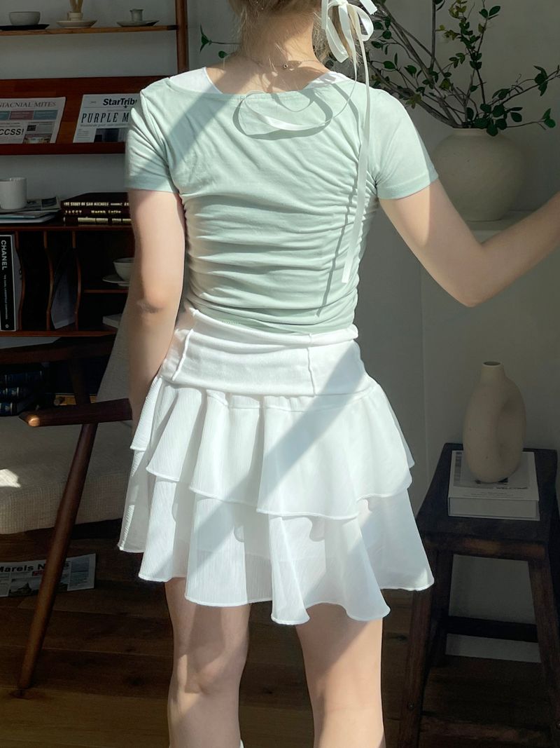 ballerina cancan chiffon skirt