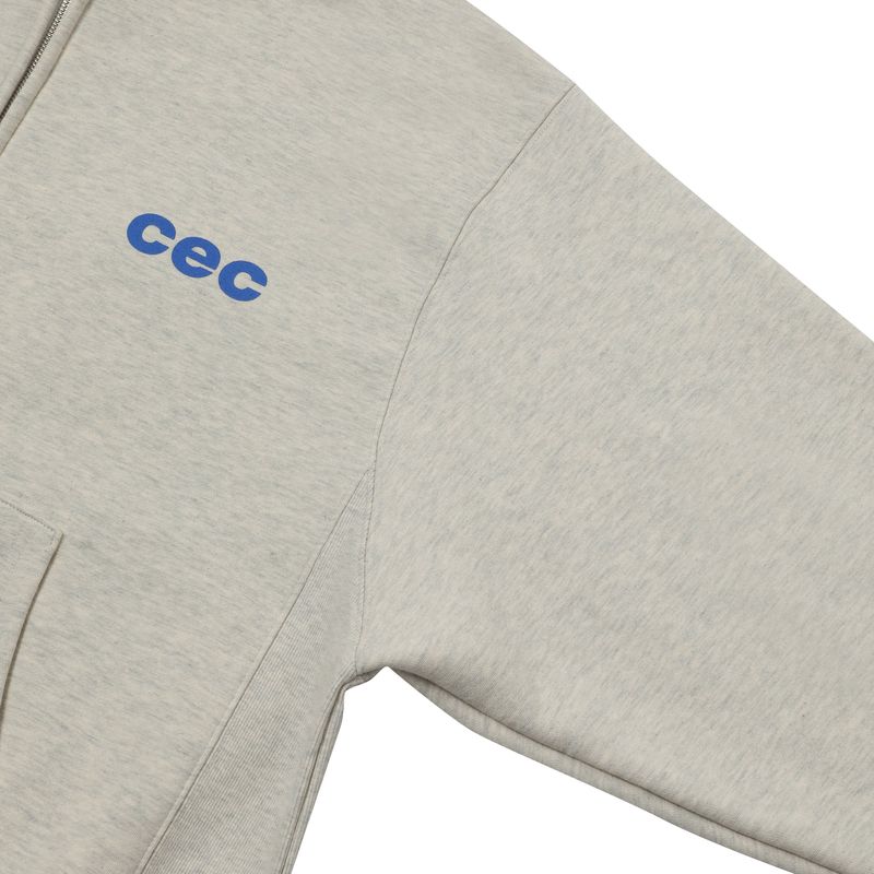 CEC ZIP-UP HOODIE(OATMEAL)