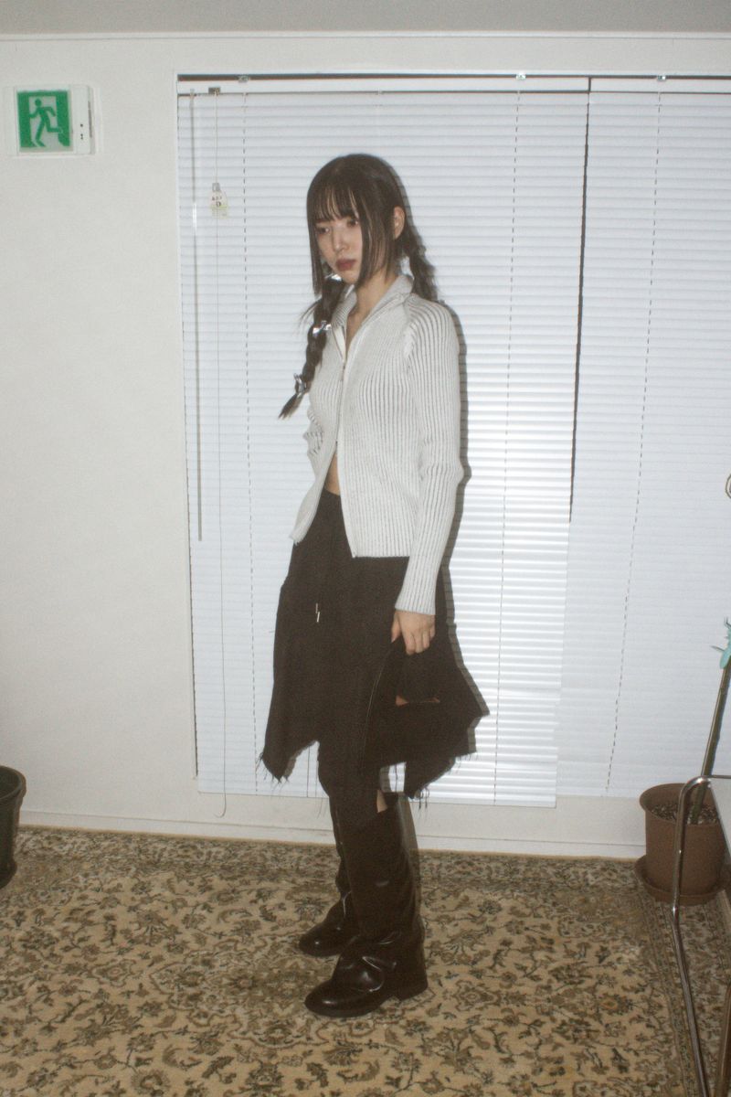 shirring boots cut boots