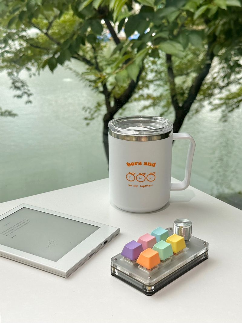 Tangerine Stainless Mug (400ml)