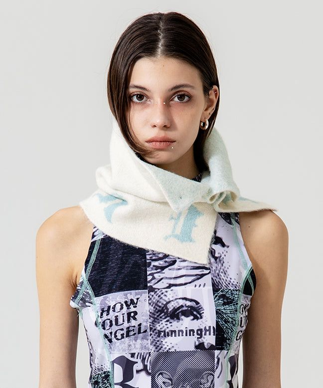 RNHI JACQUARD NECK WARMER