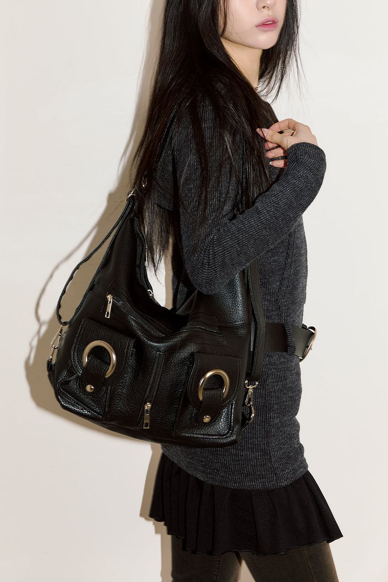 Raucohouse(ラウコハウス)の「Circle leather 2-way shoulder bag(Bags)」