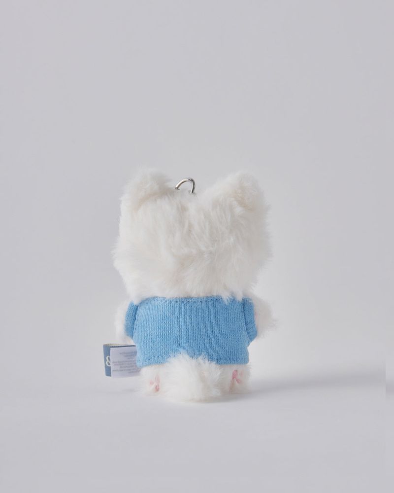BIG CAT KEY-RING / WHITE