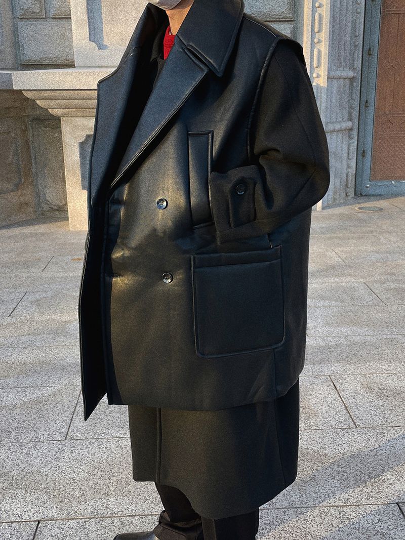 De Berlin Leather Vest (2color)