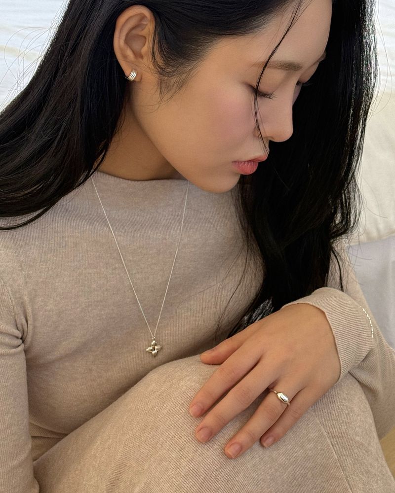 Snuggle ring (silver) *1PCS