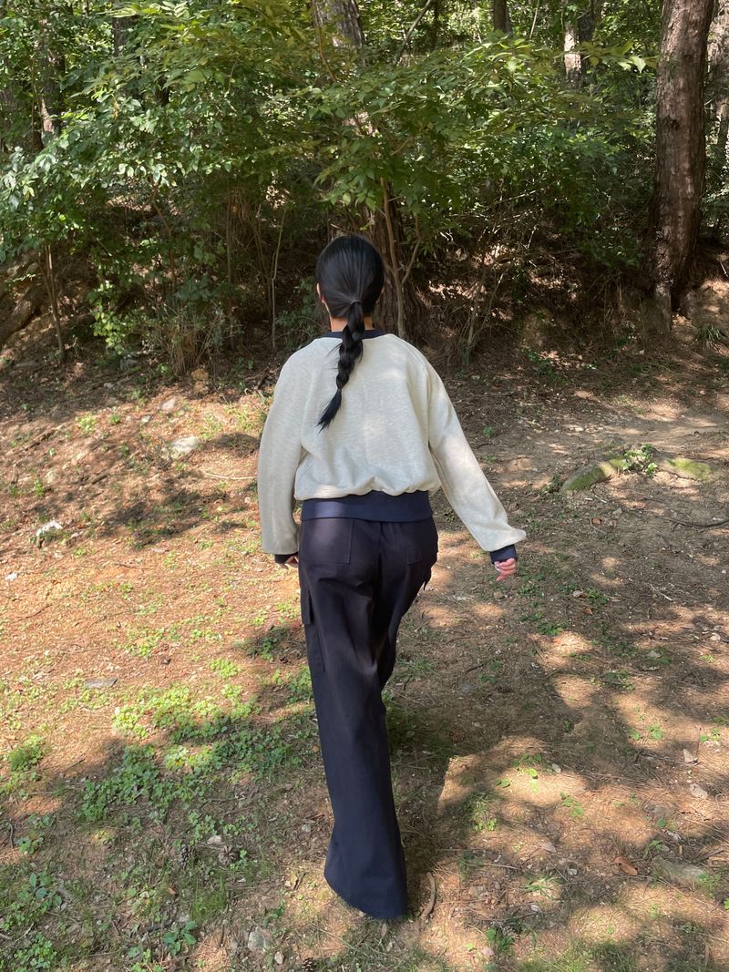 Workwear wide cargo pants