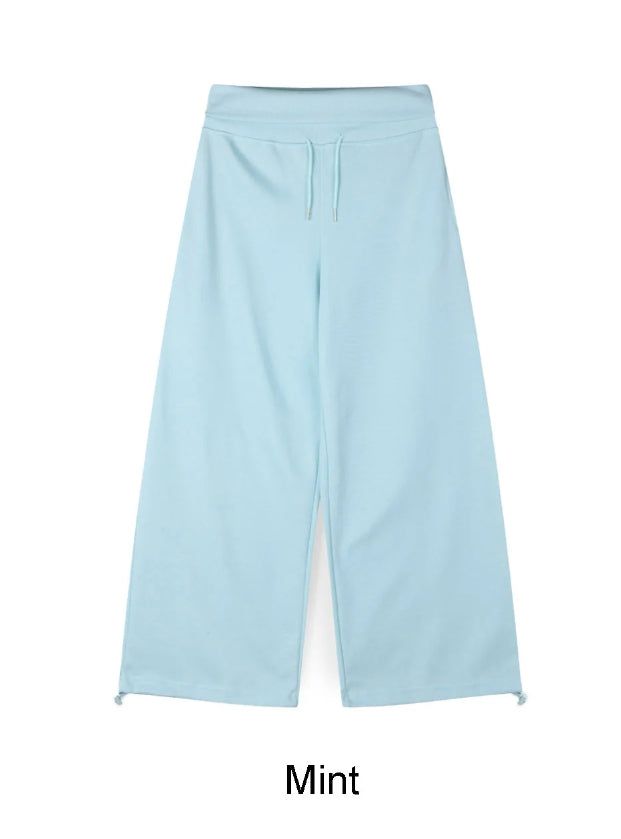 Aran Fold Waist Wide Pants
