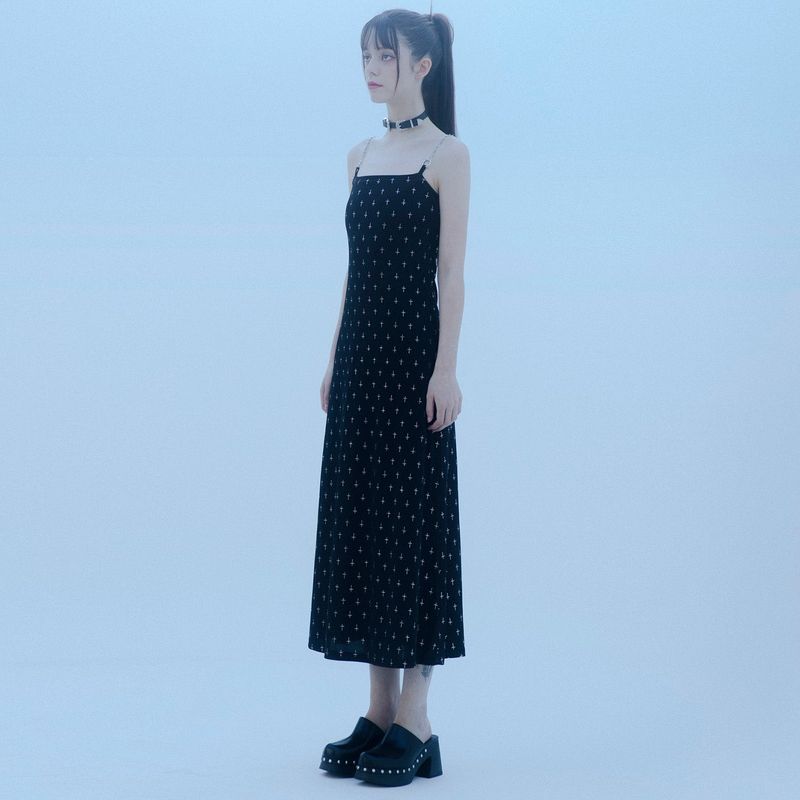 1 2 chain shoulder strap cross dress
