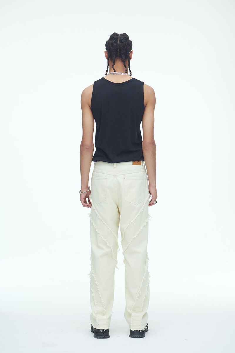Comma Denim Pants Cream