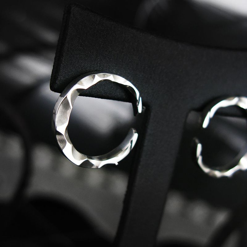STERLINGWORTH（スターリングウォース）の「Crescent horn-S1 silver stud earring（Accessories）」