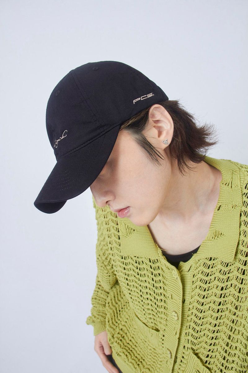 EMBROIDERY WASHED CAP