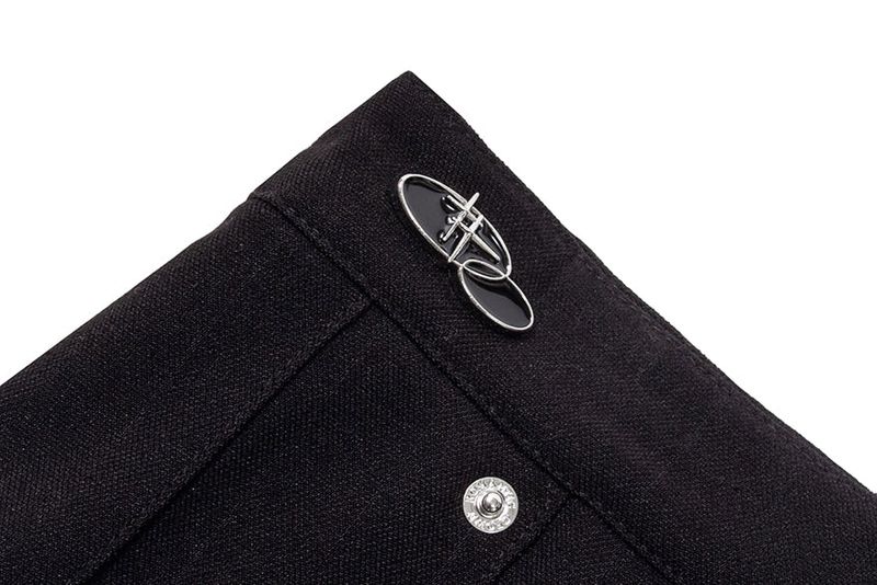 SHINING LOGO PLEATS SKIRTS