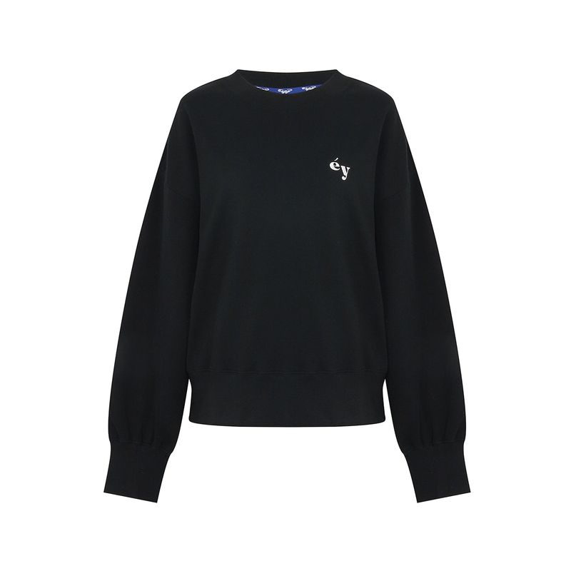 EYEYE SMALL LOGO SWEATSHIRT_BLACK (EEOO1RLR03W)