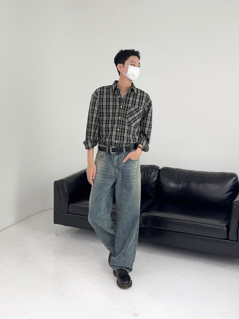 SP Check Standard Cotton Shirt (3C)
