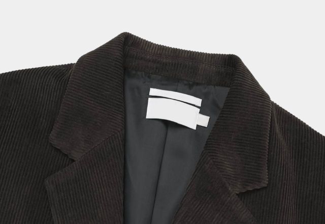 Deface Concludion Overfit Golden Blazer Jacket