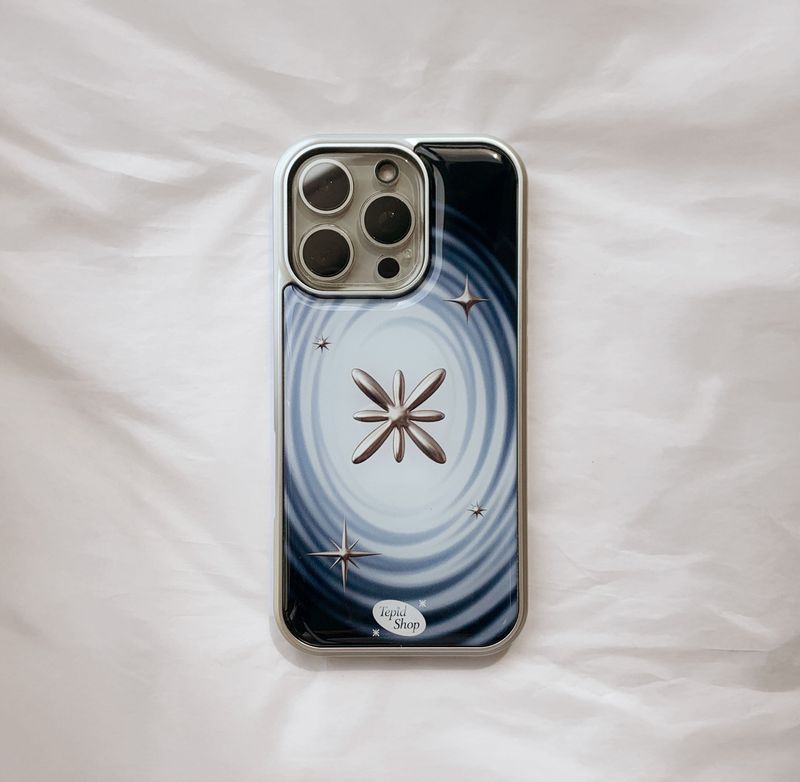 Tepid Shop（テピッドショップ）の「Tepid Wave _ エポキシバンパーiPhoneケース（スマホグッズ/小物）」