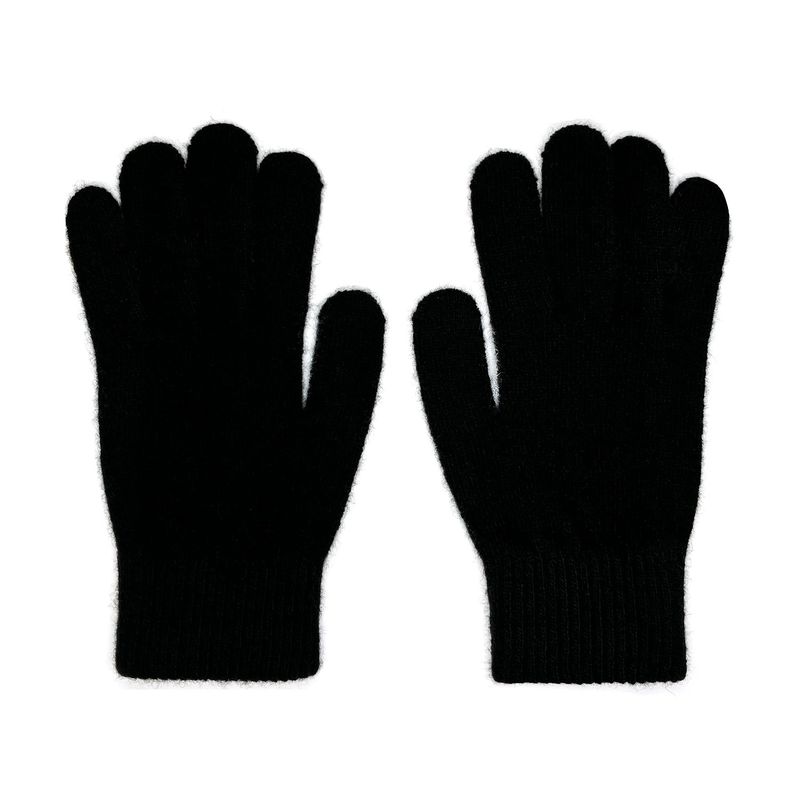 Pussycat Wool Gloves [Basic Black]